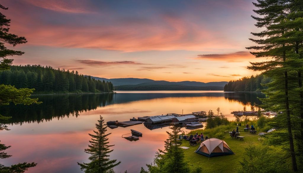 camping resorts in Maine