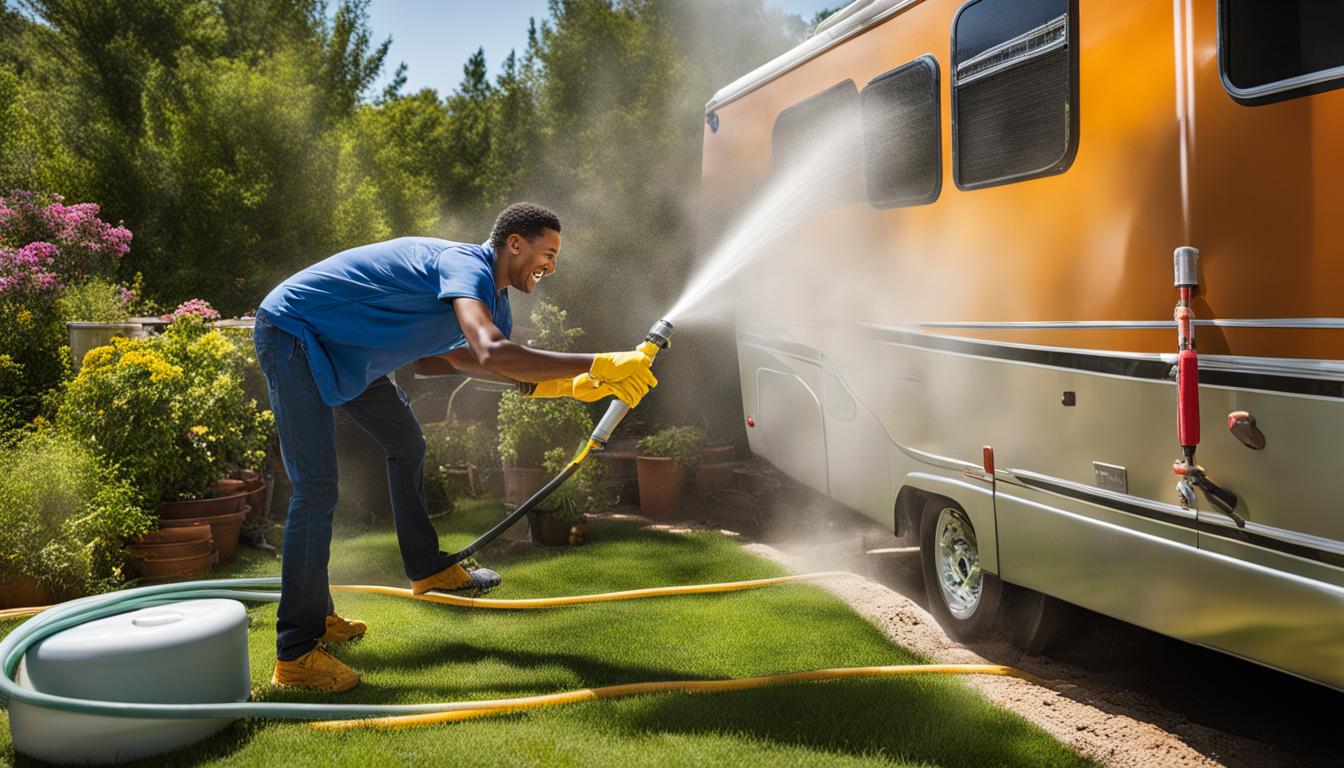 Sanitize RV Water Tank Without Bleach Safely