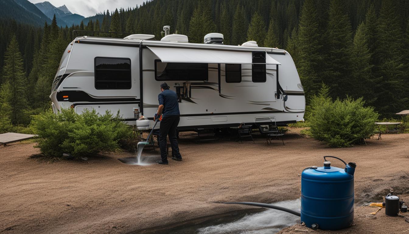 RV Maintenance Empty Your Black Water Tank Easily