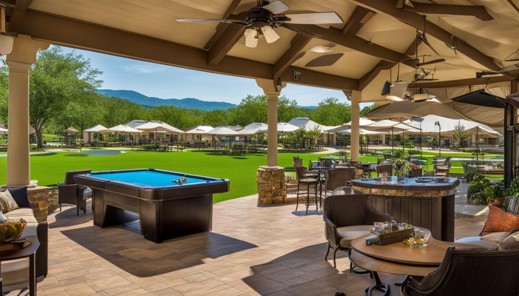 luxury RV resort in Texas