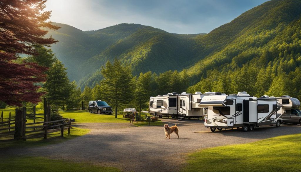 pet-friendly rv parks in tennessee mountains