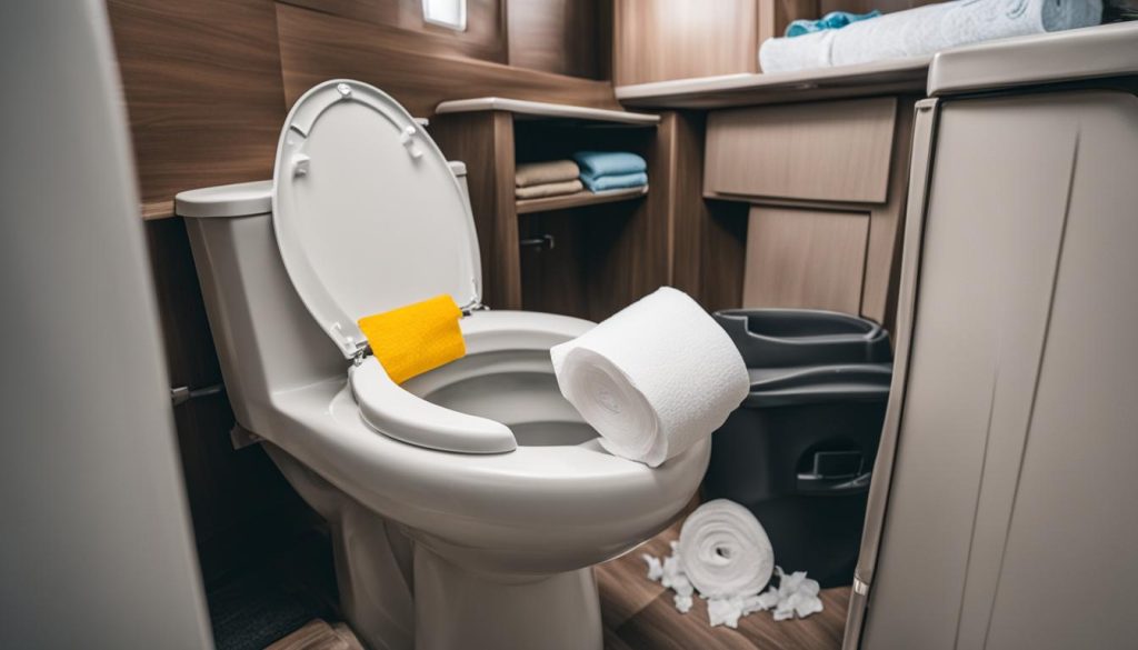 tips for preventing clogged rv toilets