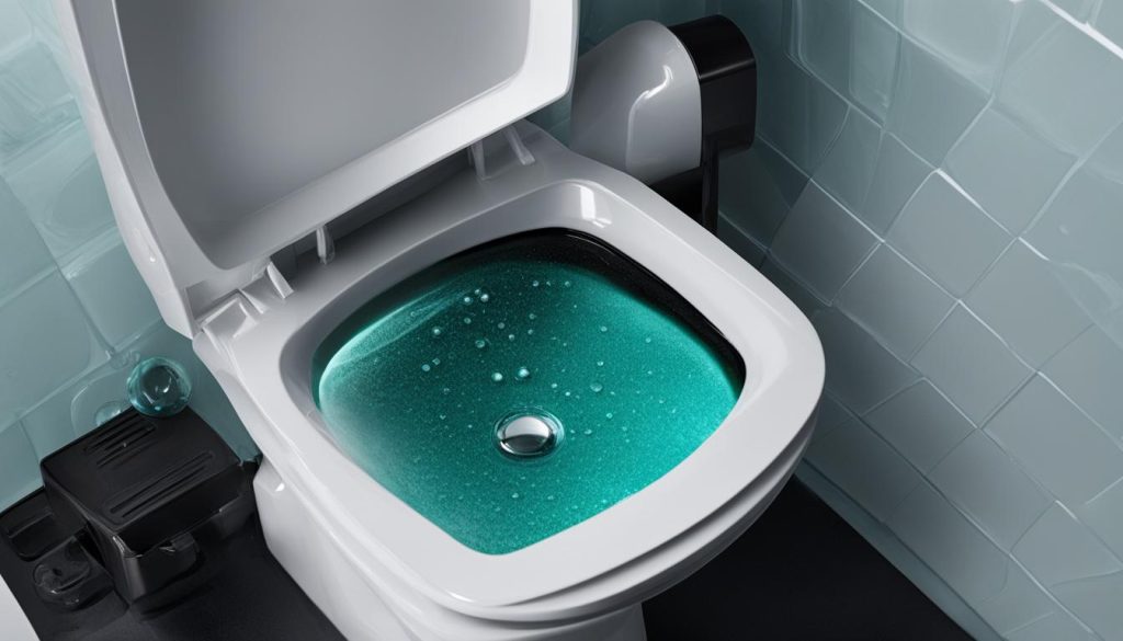 add water with RV toilet flush