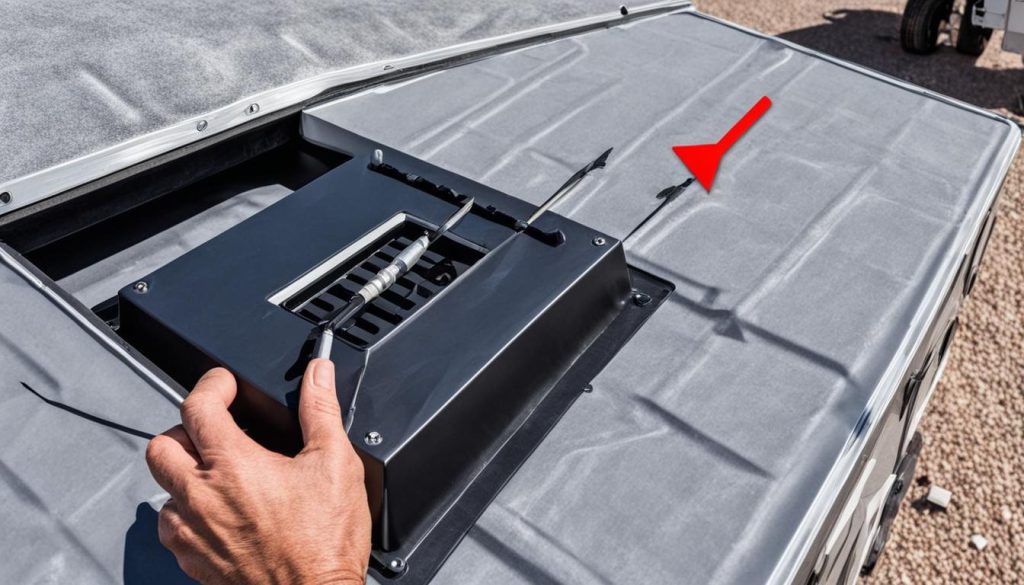 how to install an RV vent cover