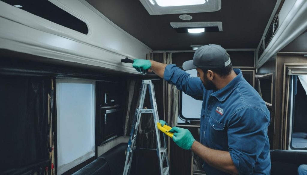how to paint the inside of an RV