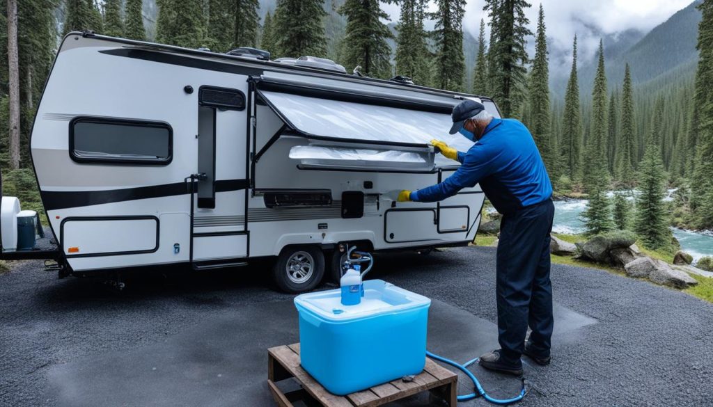 rv water system disinfection