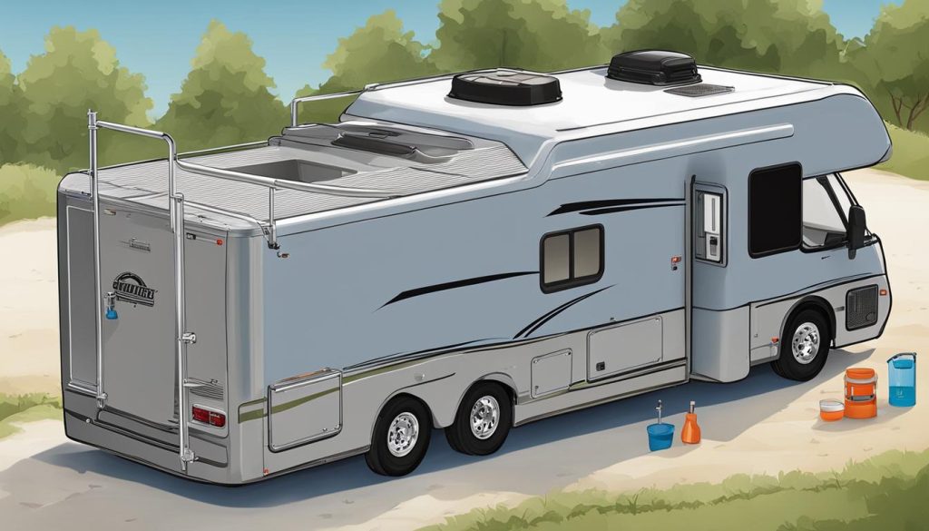 steps to clean rv water tank