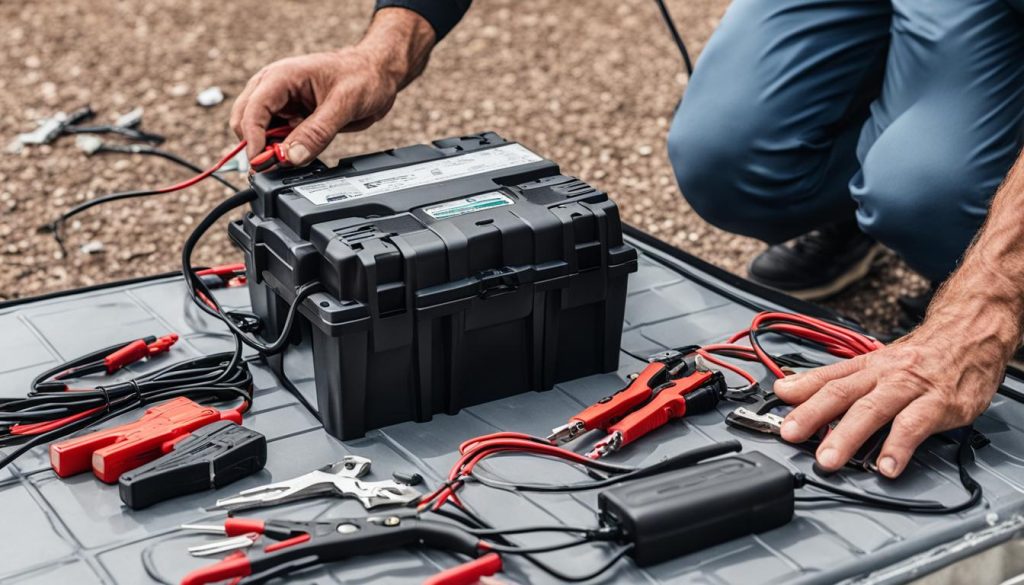 storing RV batteries
