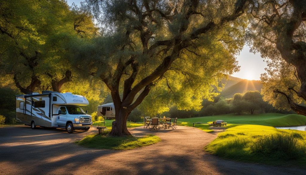 RV camping near Walnut Creek, California