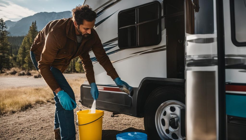cleaning tips for rv water tank