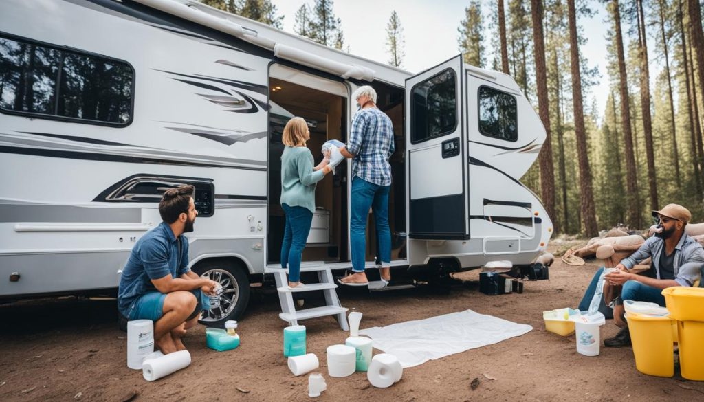 how to prevent future clogs in an RV toilet