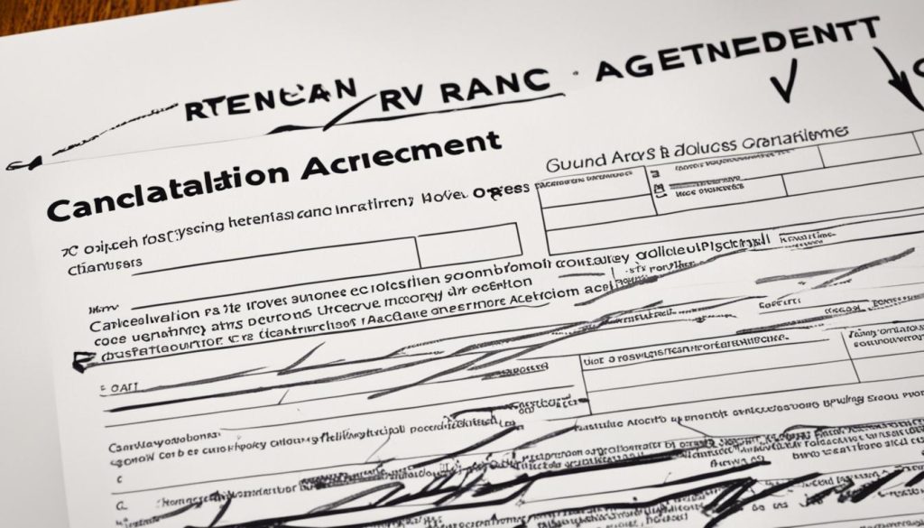 RV rental cancellation policies
