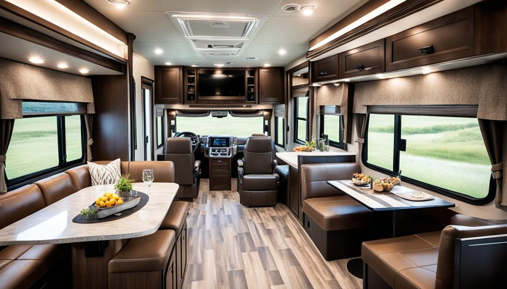 Luxurious Expandable RV Interior